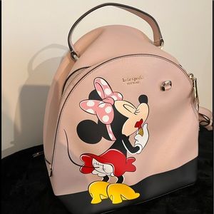 Cute Kate Spade Mickey Mouse backpack! Like new, uses only once!